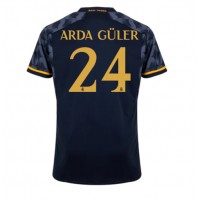 Camiseta Real Madrid Arda Guler #24 Segunda Equipación Replica 2023-24 mangas cortas